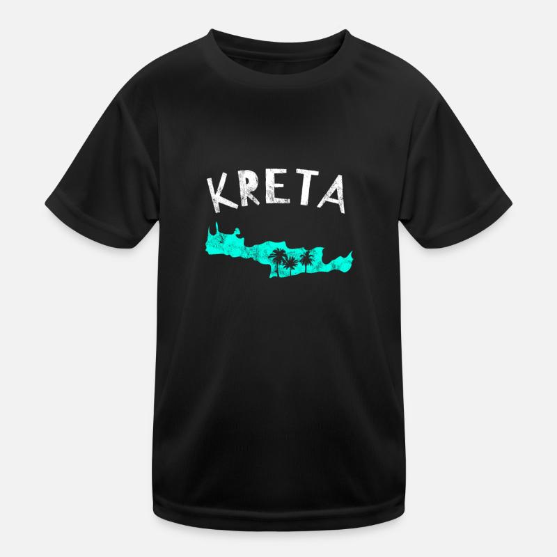 Kreta Kinder Funktions-T-Shirt