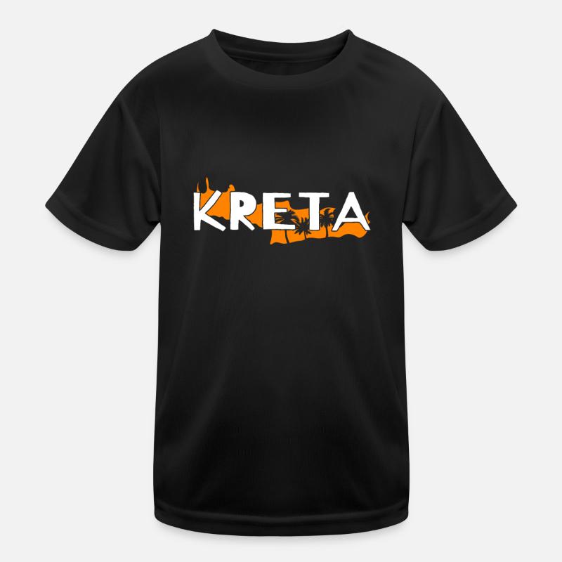 Kreta Kinder Funktions-T-Shirt