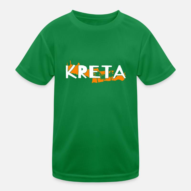 Kreta Kinder Funktions-T-Shirt