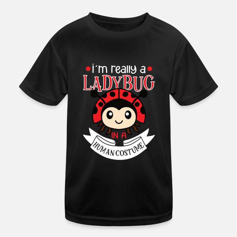 Ladybug Ladybug Entomology Insects Kids Functional T-Shirt