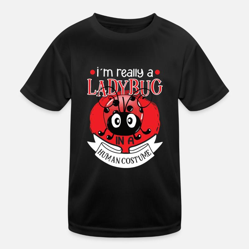 Ladybug Ladybug Entomology Insects Kids Functional T-Shirt