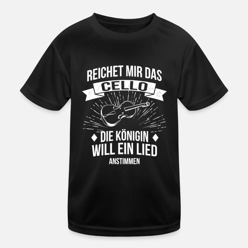 Cello Cellospieler Cellist Kinder Funktions-T-Shirt