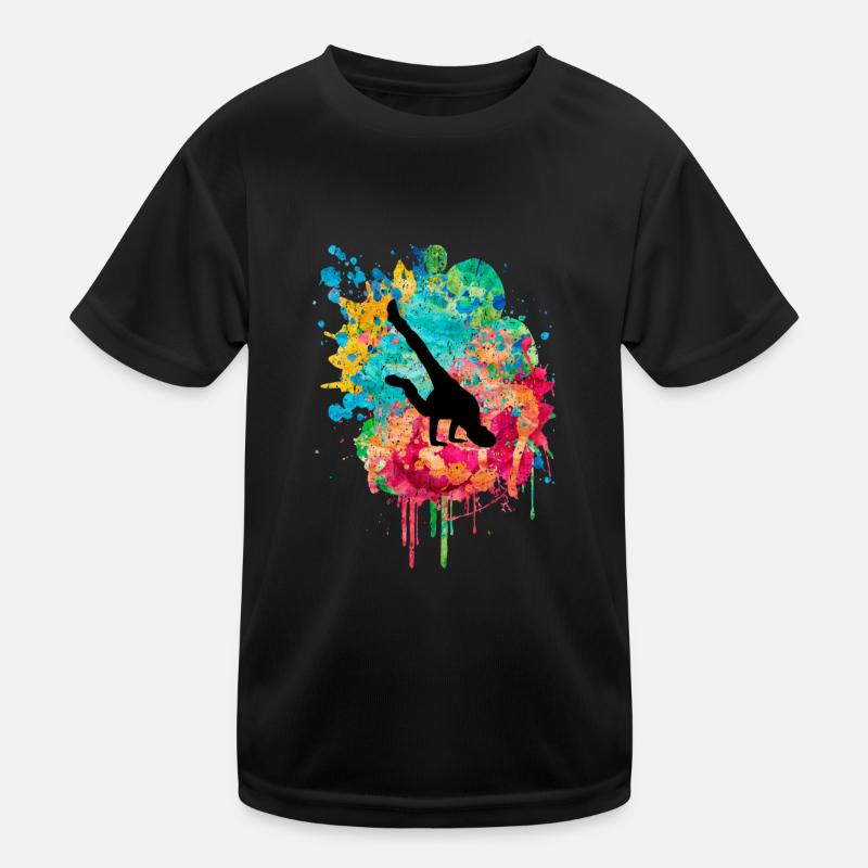 Breakdance Breakdancer PopArt Kinder Funktions-T-Shirt