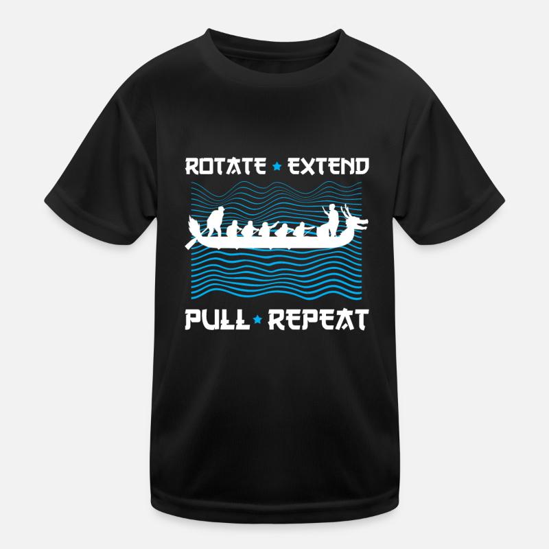 Entraîneur de bateaux-dragons pour les courses de bateaux chinois T-shirt sport Enfant