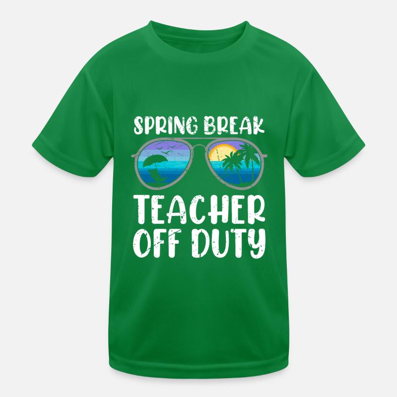 Enseignant de la semaine de relâche Enseignant en congé scolaire T-shirt sport Enfant