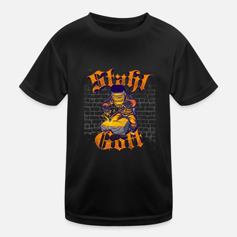 Welder locksmiths steal Schweier Kids Functional T-Shirt