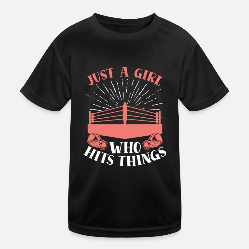 Nur Ein Mädchen, Das Dinge Trifft Kinder Funktions-T-Shirt