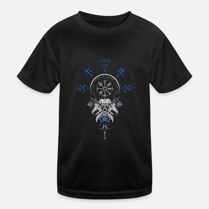 Celtic Vikinger Vegvisir compas Vikings T-shirt sport Enfant