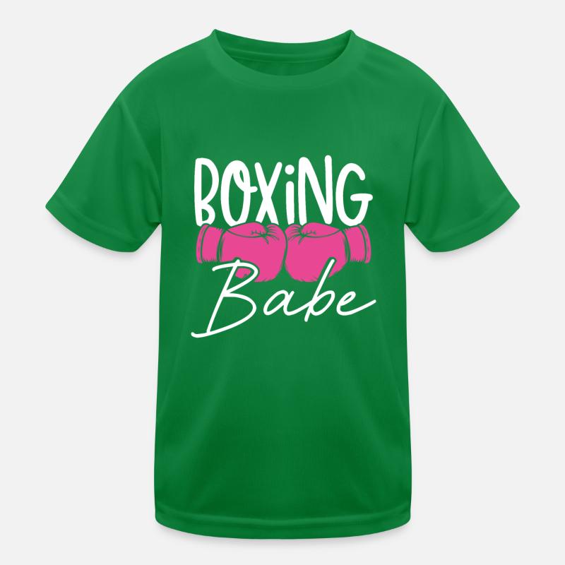 Boxendes babe Kinder Funktions-T-Shirt
