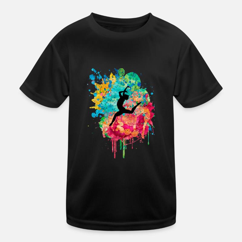 Dancer PopArt Kids Functional T-Shirt