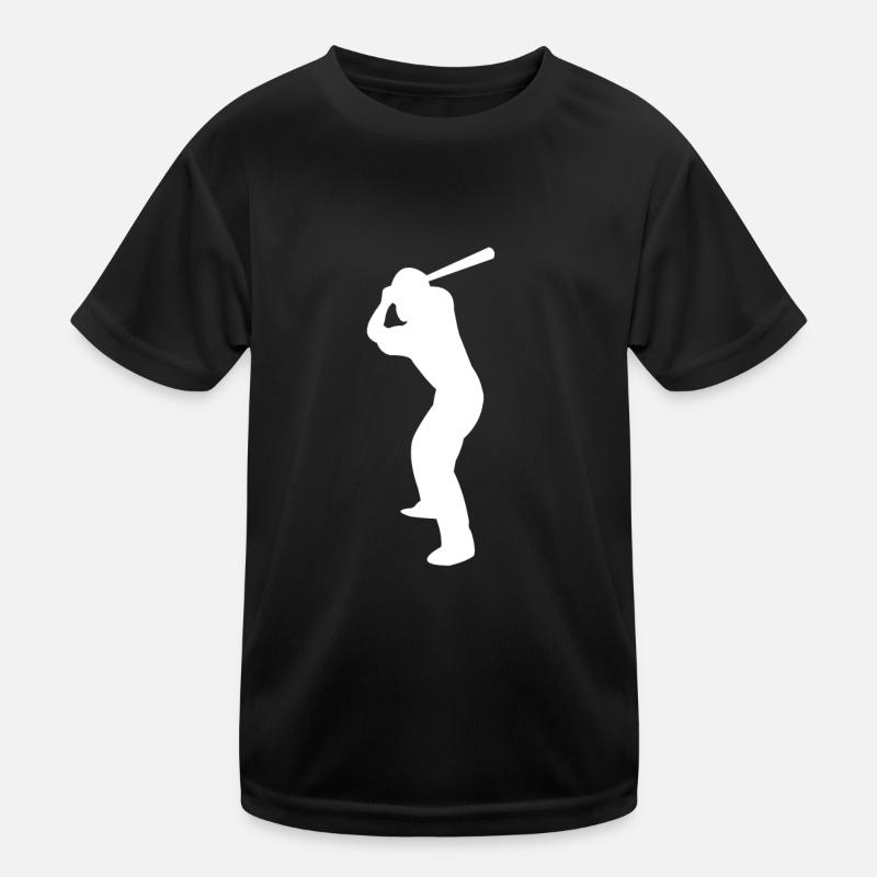 Baseball Kinder Funktions-T-Shirt