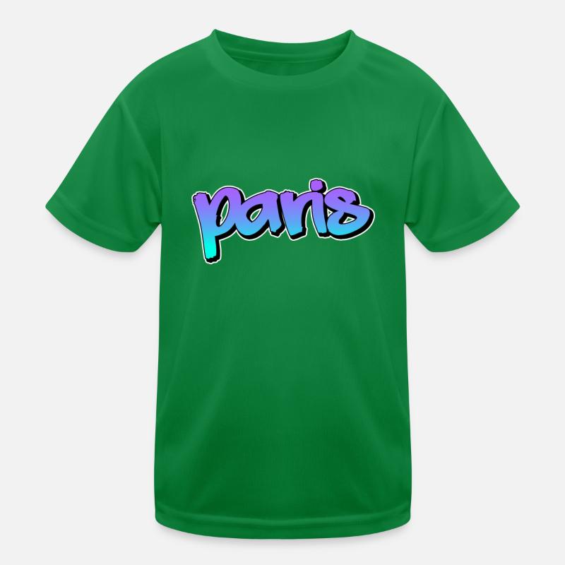Paris Kinder Funktions-T-Shirt