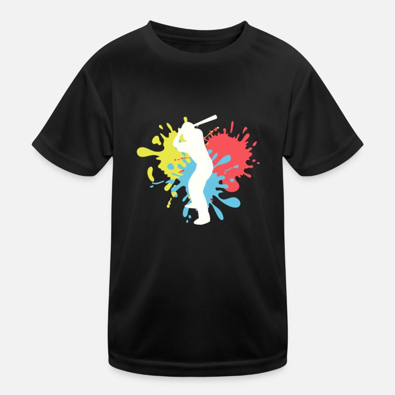 Baseball Kinder Funktions-T-Shirt