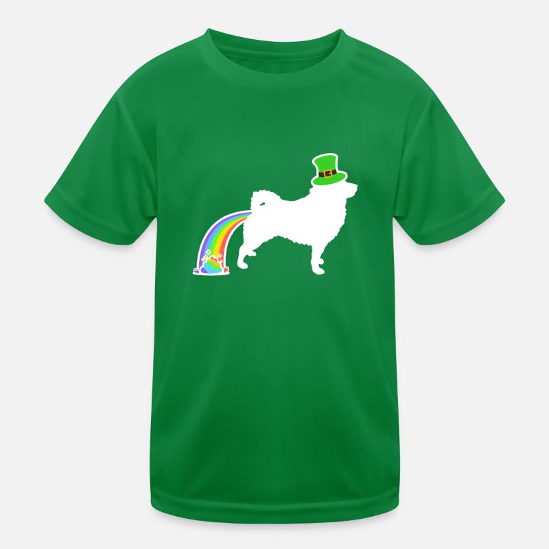 St. Patrick's Dog - Norwegischer Elkhound Kinder Funktions-T-Shirt