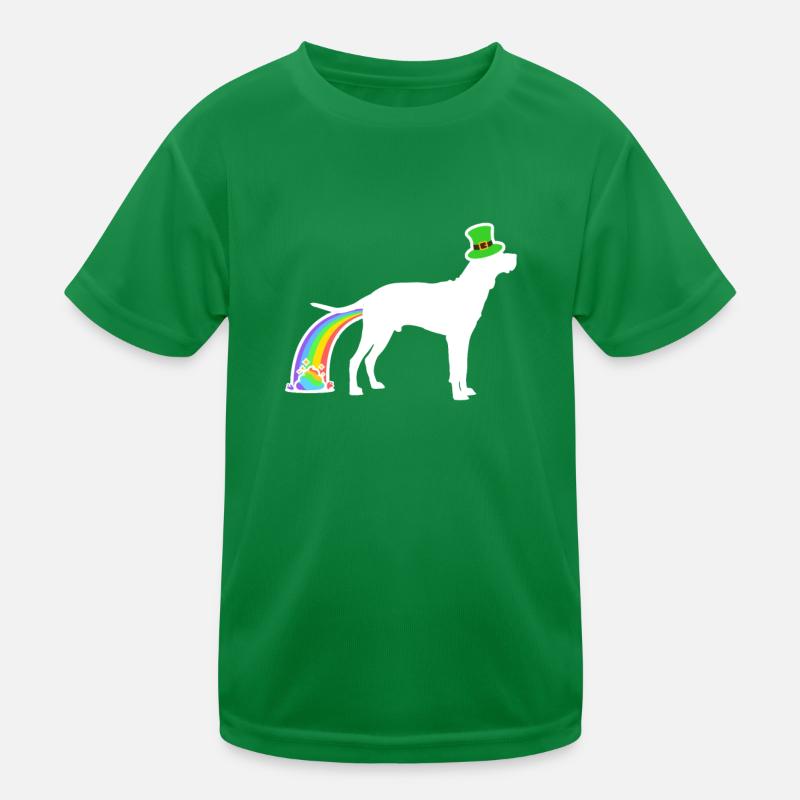 St. Patrick's Dog - Redbone Coonhound Kinder Funktions-T-Shirt