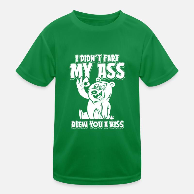 Bear Brown Bear Kids Functional T-Shirt