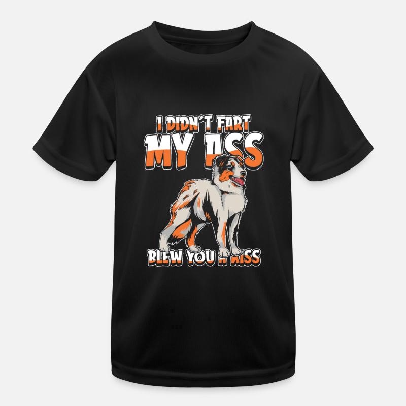 Australian Shepherd Kinder Funktions-T-Shirt