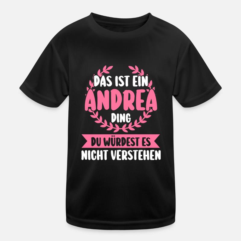 Andrea Kinder Funktions-T-Shirt