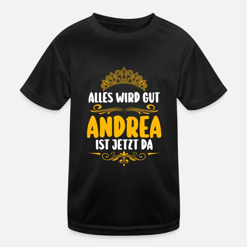 Andrea Kinder Funktions-T-Shirt