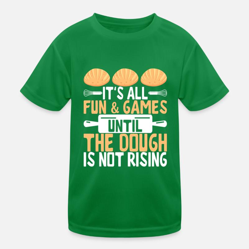 Baker Bakery Baking Kids Functional T-Shirt