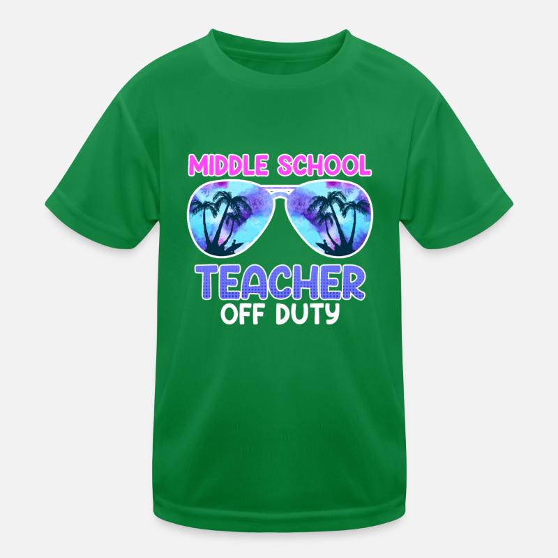 Professeur de classe de collège sur Professeur de vacances T-shirt sport Enfant