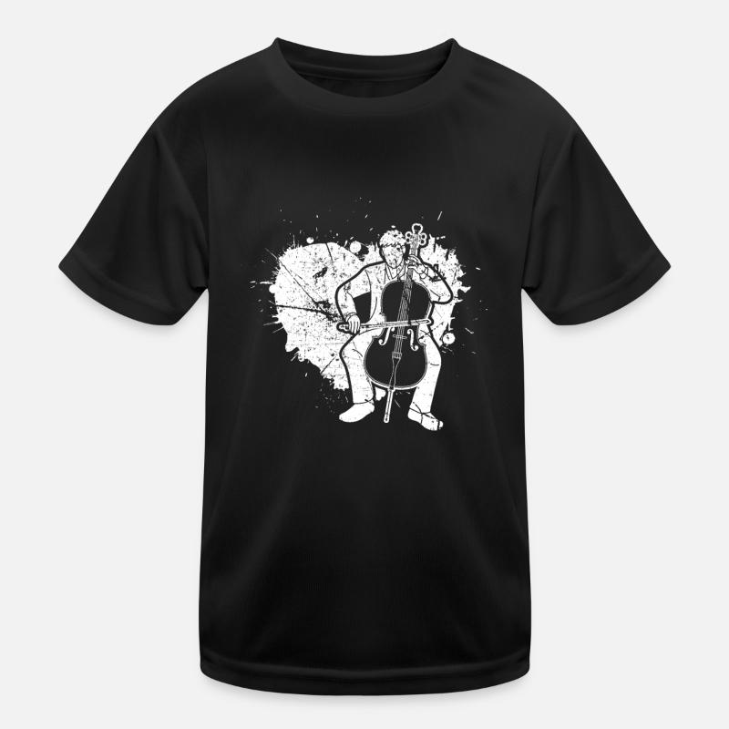 Cello Cellospieler Cellist Kinder Funktions-T-Shirt