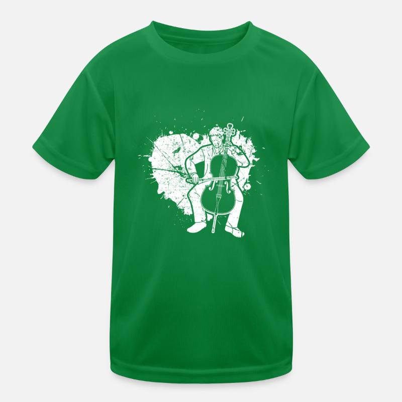Cello cello player cellist Kids Functional T-Shirt