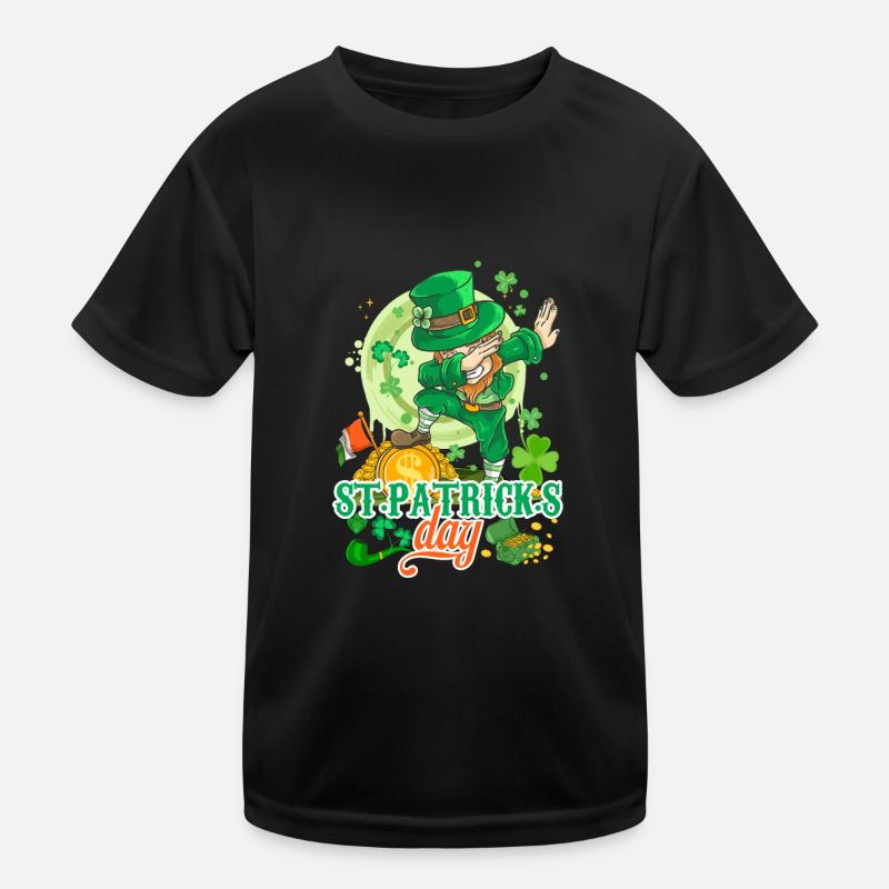 St Paddys St Patricksday St Patrick Day Kinder Funktions-T-Shirt