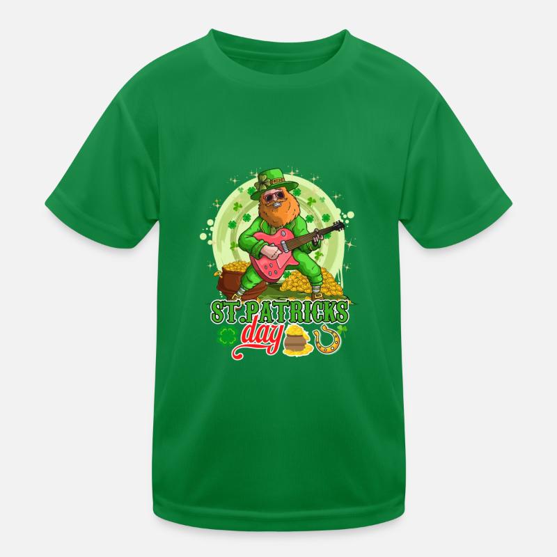 St Paddys St Patricksday St Patrick Day Kids Functional T-Shirt