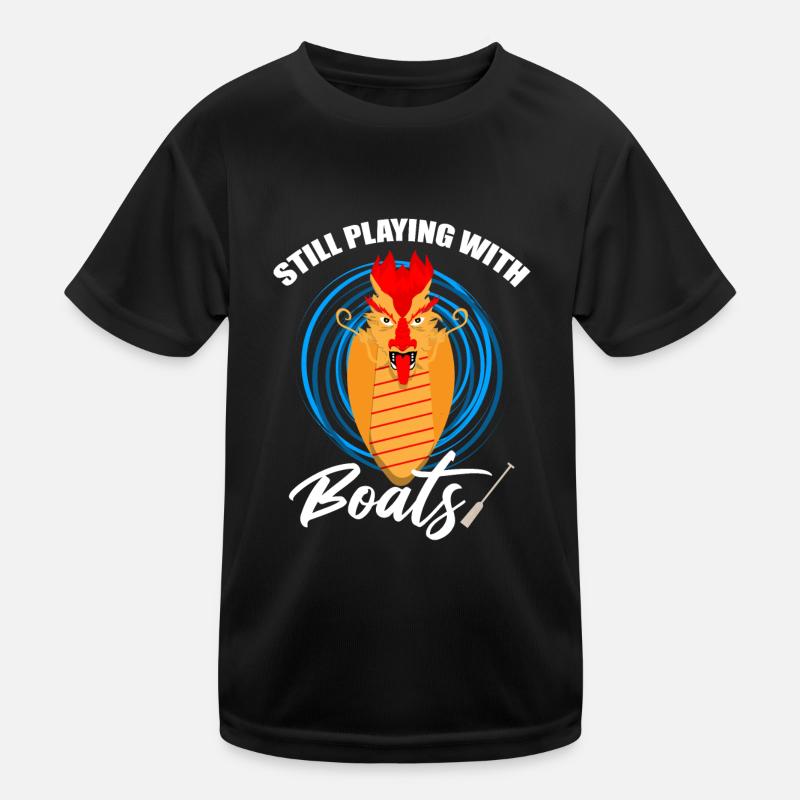 Dragon boating theme for dragon boat paddling Kids Functional T-Shirt