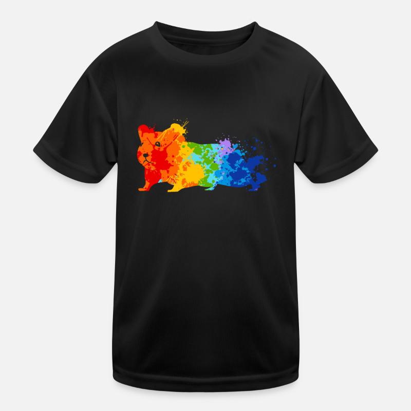 Hamster Splash Art Animal Lovers T-shirt sport Enfant