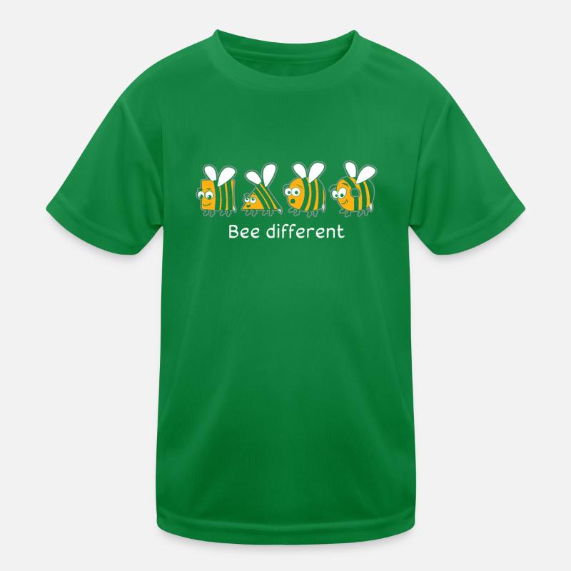 Bee Different Bienen Kinder Funktions-T-Shirt