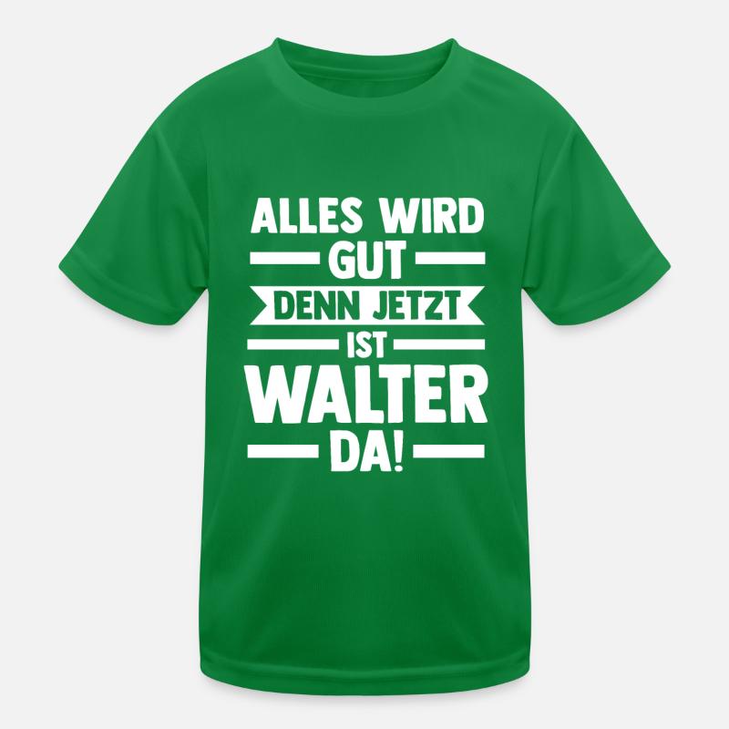 Walter Kinder Funktions-T-Shirt