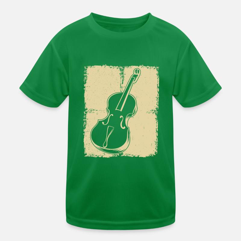 Cello Cellospieler Cellist Kinder Funktions-T-Shirt