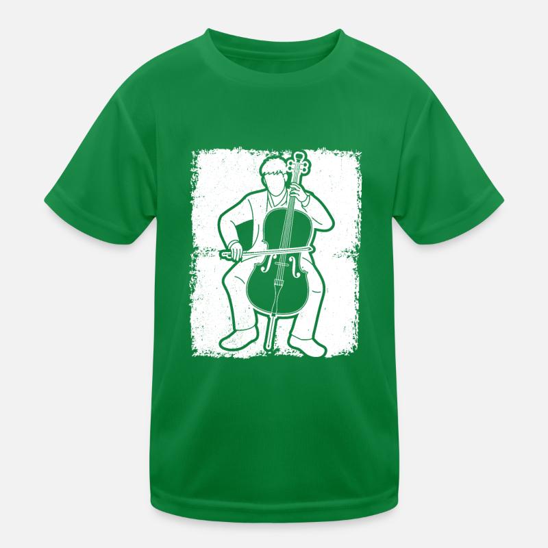 Cello cello player cellist Kids Functional T-Shirt