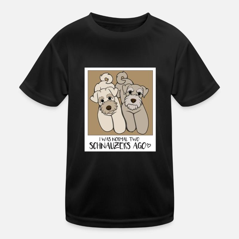 Zwergschnauzer Kinder Funktions-T-Shirt