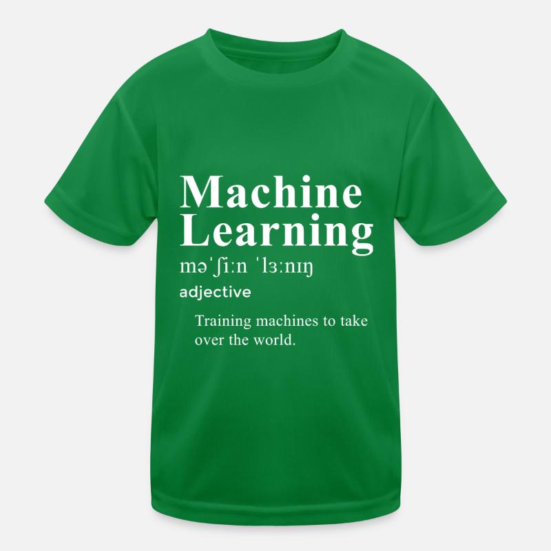 Définition amusante de Machine Learning pour Machine Lear T-shirt sport Enfant