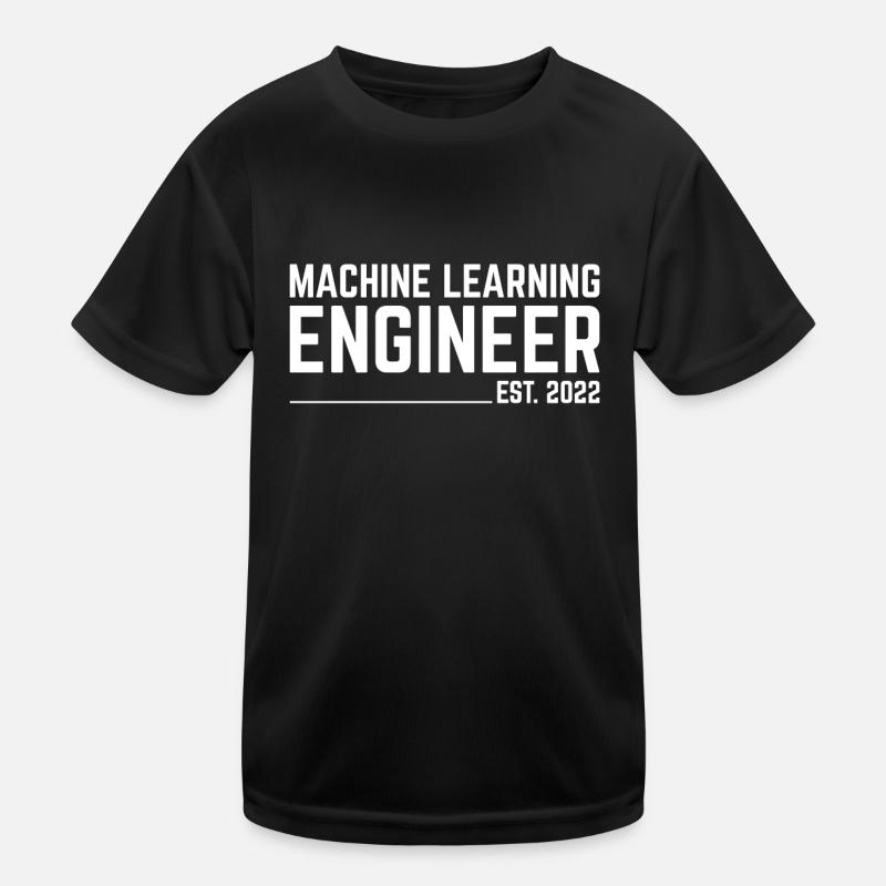 Machine Learning Engineer Est. 2023 For Machine Le Kinder Funktions-T-Shirt