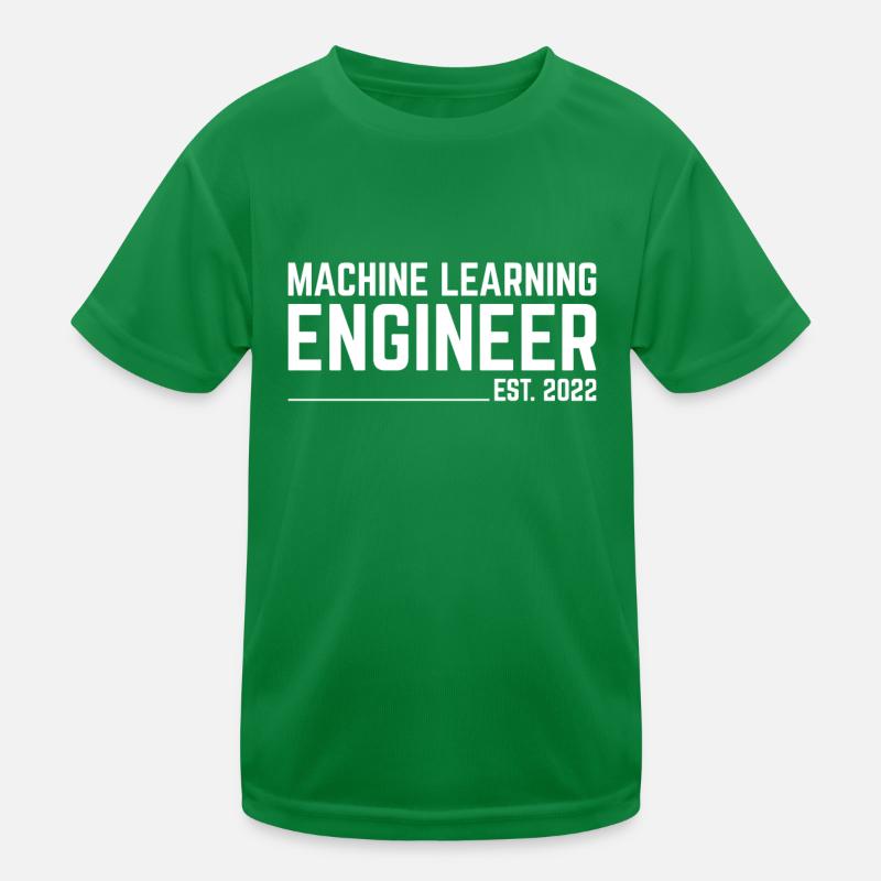 Machine Learning Engineer Est. 2023 For Machine Le Kinder Funktions-T-Shirt