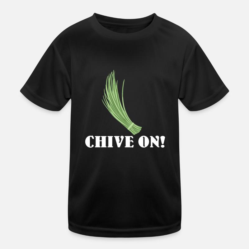 Schnittlauch Kinder Funktions-T-Shirt