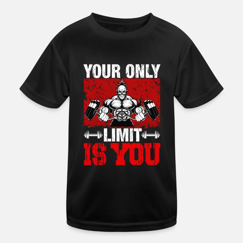 Du bist dein einziges Limit Kinder Funktions-T-Shirt