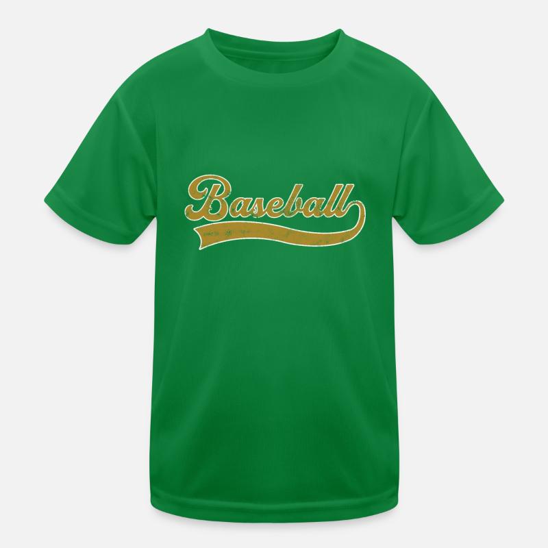 Lettrage baseball T-shirt sport Enfant