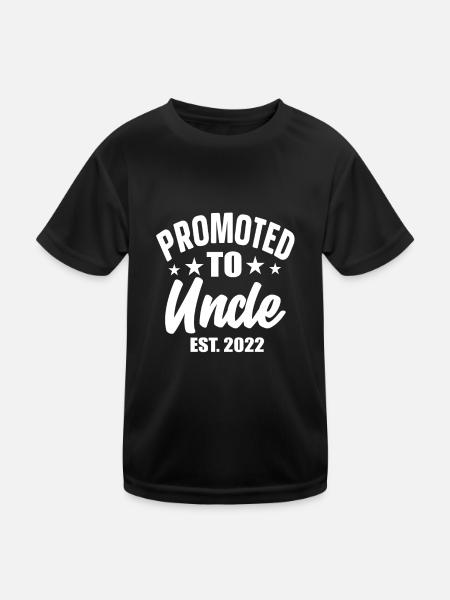 Promu Oncle est 2022 - T-shirt sport Enfant - noir - Devant