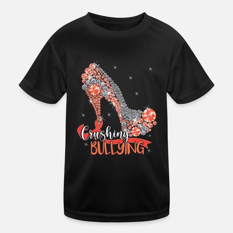 Anti-Mobbing | Mobbing-Bewusstsein | Tag der Einheit Kinder Funktions-T-Shirt