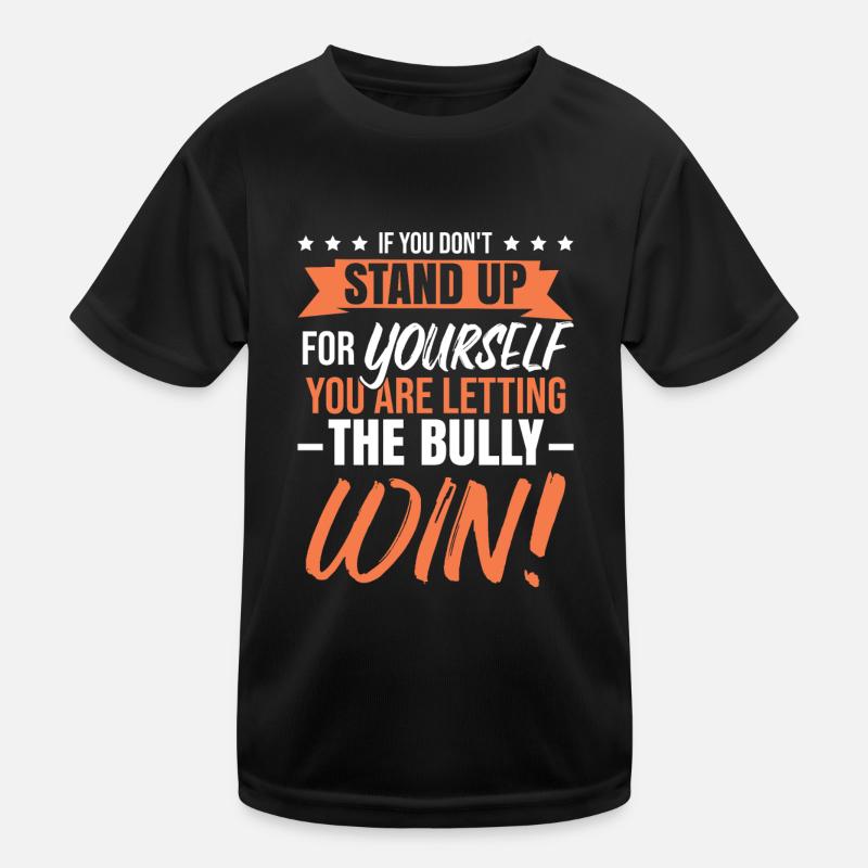 Anti-Mobbing-Tag Mobbing-Bewusstsein Kinder Funktions-T-Shirt