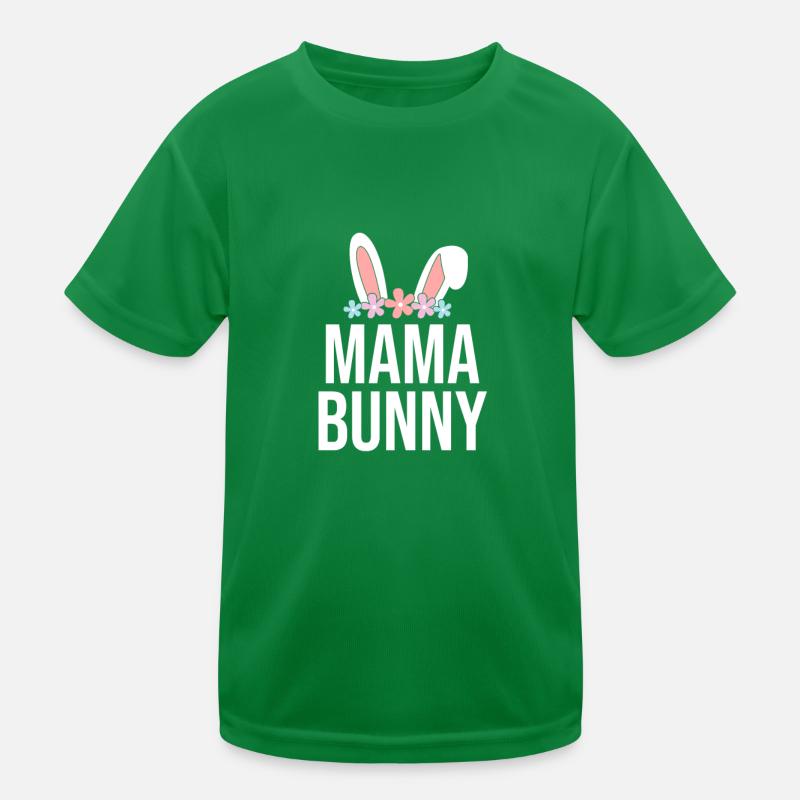 Happy Easter Rabbit Funny Easter Day Kids Functional T-Shirt