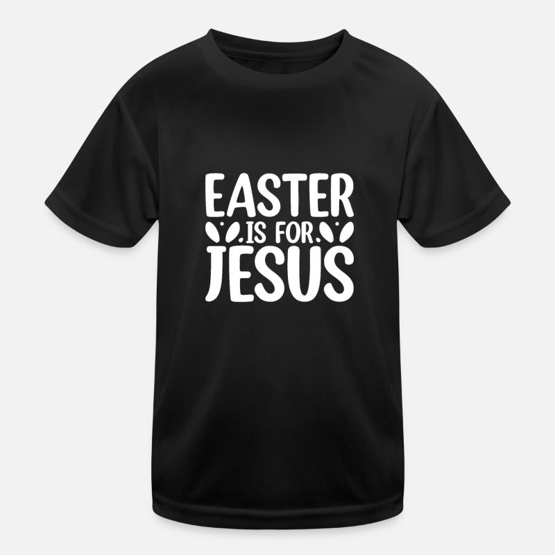 Happy Easter Rabbit Funny Easter Day Kids Functional T-Shirt