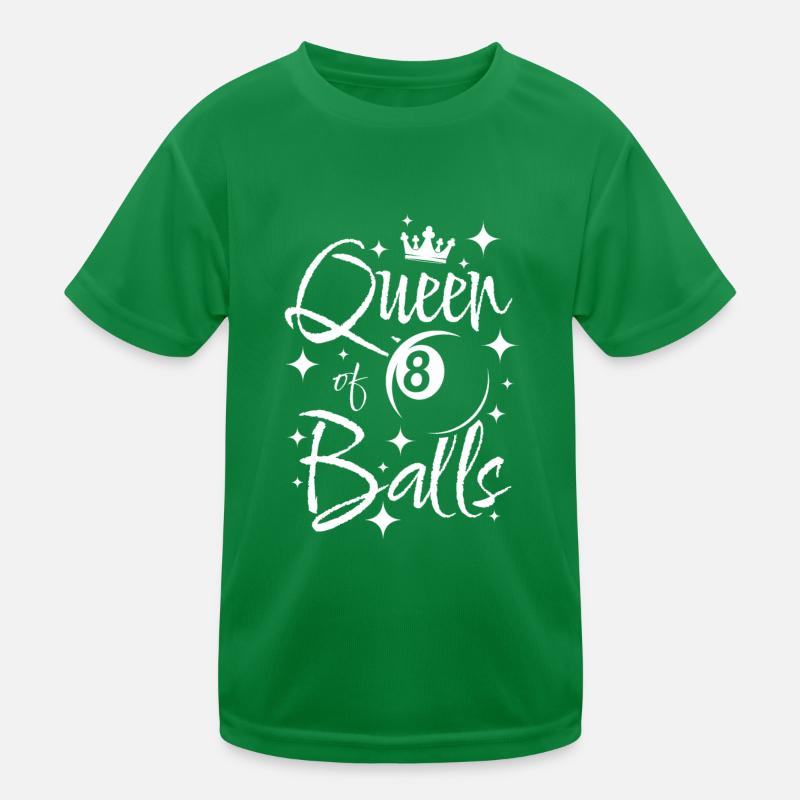 Billard de billard reine de 8 boules T-shirt sport Enfant