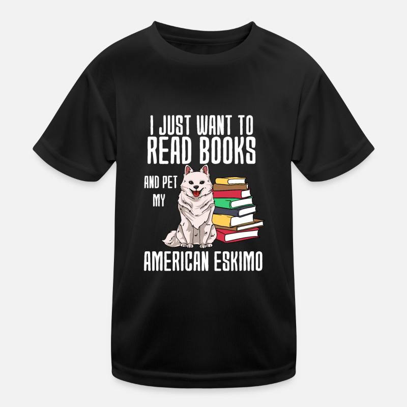 American Eskimo Kids Functional T-Shirt