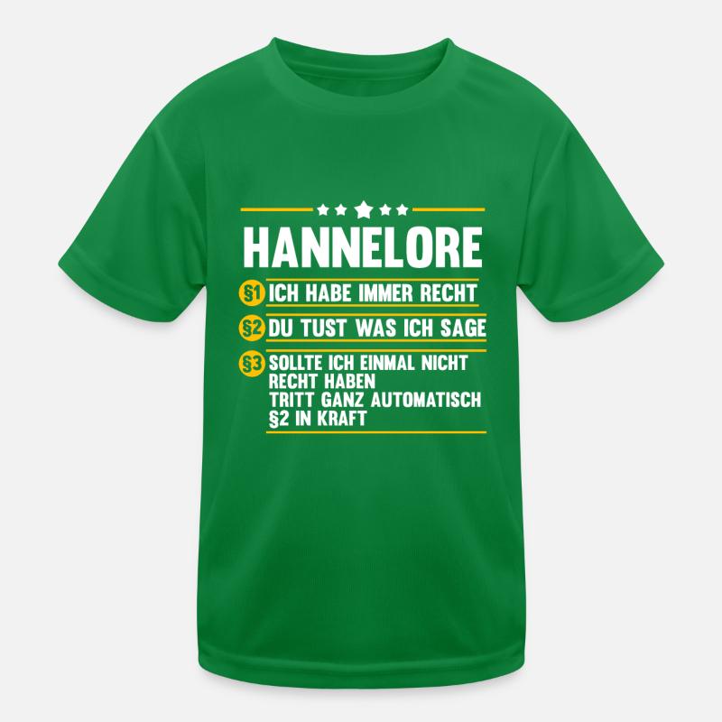 Hannelore Kinder Funktions-T-Shirt